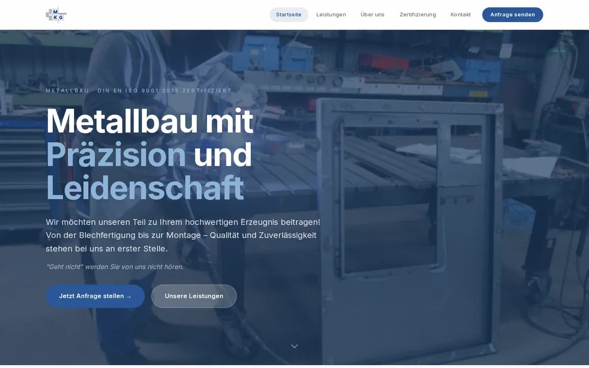 Startseite von MKG Eckstaedt